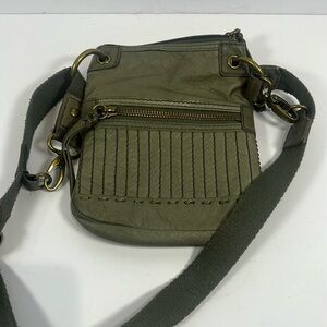 The Sak Olive Green Crossbody Bag